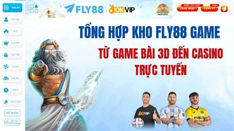 Tổng Hợp Kho Fly88 Game: Từ Game Bài 3D Đến Casino Trực Tuyến