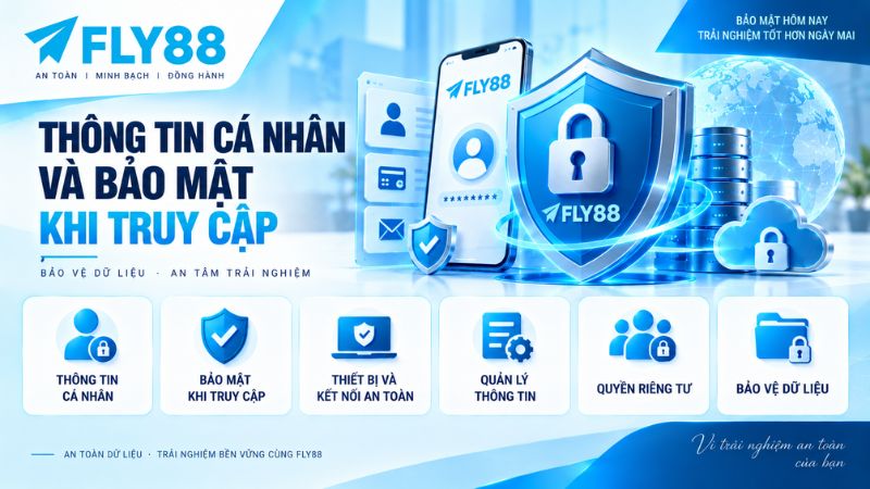 Thông tin cá nhân và bảo mật khi truy cập FLY88 qua thiết bị, tài khoản và kết nối an toàn